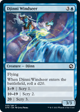 Adventures in the Forgotten Realms 055/281 Djinni Windseer