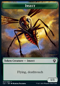 Insect 017/030 - Beast 011/030 Strixhaven Commander Token