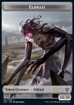 Eldrazi 001/030 - Champion of Wits 006/030 Strixhaven Commander Token