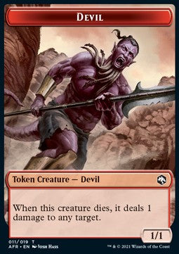 Devil 011/019 Adventures in the Forgotten Realms Token