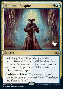 Innistrad: Midnight Hunt 227/277 Hallowed Respite (Silver Stamped Foil)