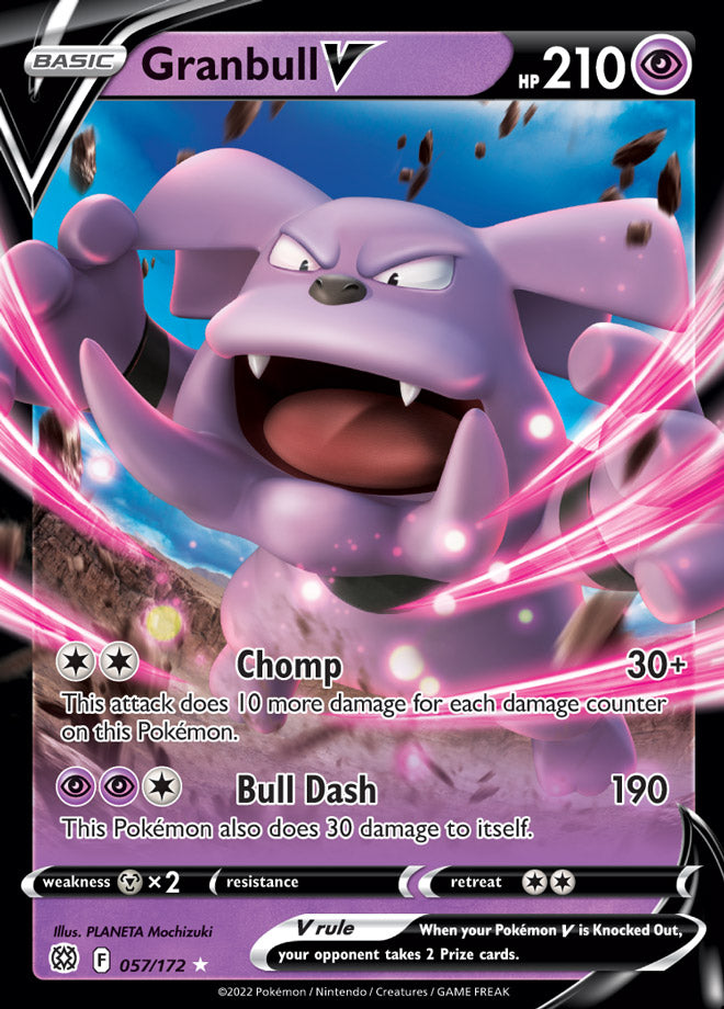 Brilliant Stars 057/172 Granbull V (Half Art)