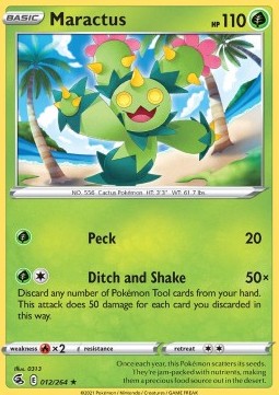 Fusion Strike 012/264 Maractus (Reverse Holo)