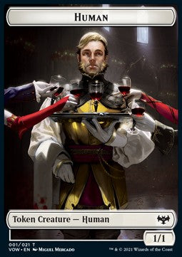Human 001/021 Innistrad Crimson Vow Token