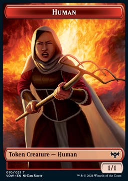 Human 010/021 Innistrad Crimson Vow Token