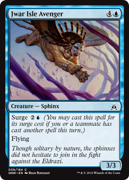 Oath of the Gatewatch 058/184 Jwar Isle Avenger