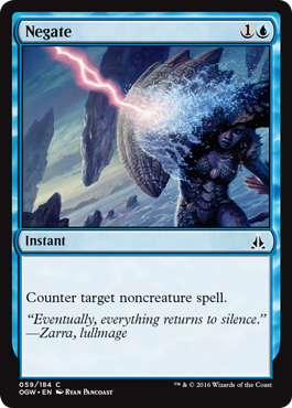 Oath of the Gatewatch 059/184 Negate