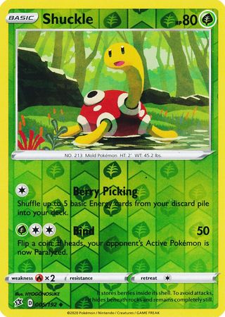 Rebel Clash 005/192 Shuckle (Reverse Holo)