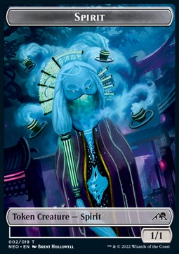 Spirit 009/019 - Spirit 002/019 Kamigawa Neon Dynasty Token