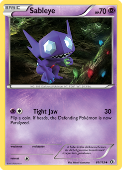 Legendary Treasures 061/113 Sableye
