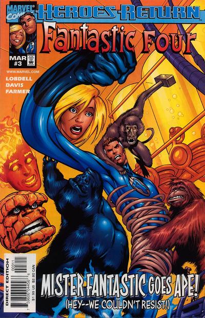 Fantastic Four #3 Marvel Comics (1998)