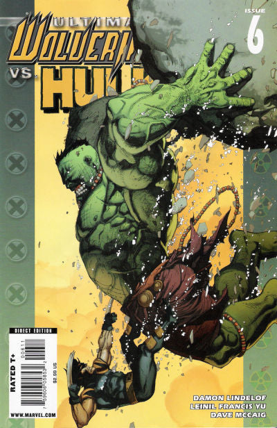 Ultimate Wolverine Vs Hulk #6 Marvel Comics (2006)