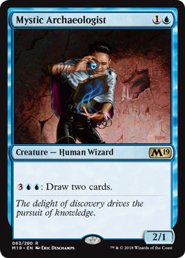 Core Set 2019 063/280 Mystic Archaeologist (Foil)