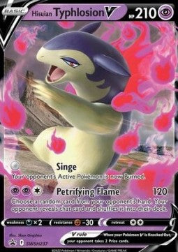 Sword & Shield Promo SWSH237 Hisuian Typhlosion V (Half Art)
