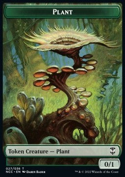 Plant 027/036 - Treasure 015/017 Streets of New Capenna Commander Token