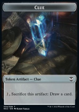 Elephant 022/036 - Clue 034/036 Streets of New Capenna Commander Token