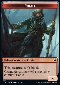 Pirate 037 - Goblin 034 Battle for Baldurs Gate Commander Token