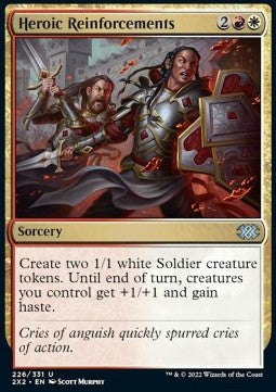 Double Masters 2022 226/331 Heroic Reinforcements