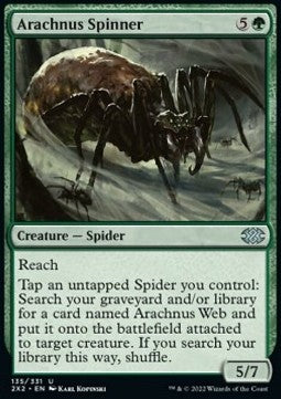 Double Masters 2022 135/331 Arachnus Spinner (Foil)