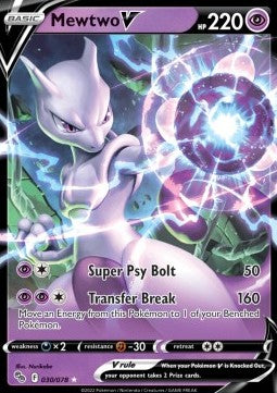 Pokémon GO 030/078 Mewtwo V (Full Art)