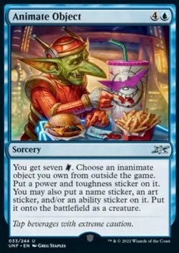 Unfinity 033/244 Animate Object (Foil)