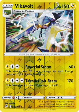 Rebel Clash 066/192 Vikavolt (Reverse Holo)