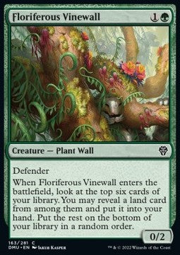 Dominaria United 163/281 Floriferous Vinewall (Foil)