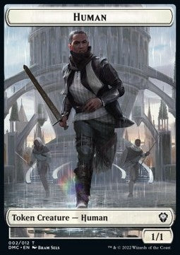 Human 002/012 - Snake 011/012 Dominaria United Commander Token
