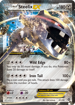 Steam Siege 067/114 Steelix EX (Half Art)