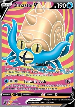 Silver Tempest 174/195 Omastar V (Full Art)