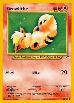 Neo Destiny 068/105 Growlithe