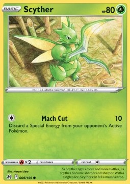 Crown Zenith 006/159 Scyther