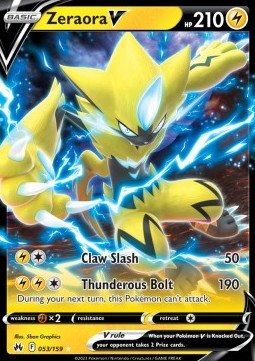 Crown Zenith 053/159 Zeraora V
