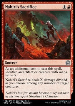 Pyrexia All Will Be One 142/271 Nahiri's Sacrifice