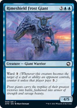 Adventures in the Forgotten Realms 069/281 Rimeshield Frost Giant