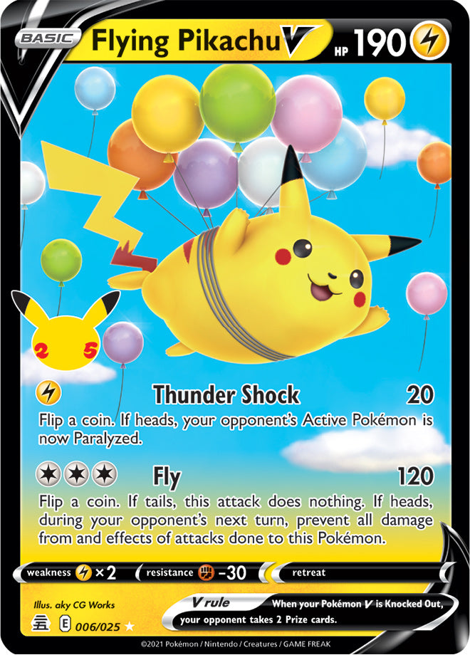 Celebrations 06/25 Flying Pikachu V (Full Art)