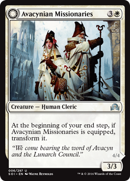 Shadows Over Innistrad 006/297 Avacynian Missionaries/Lunarch Inquisitors
