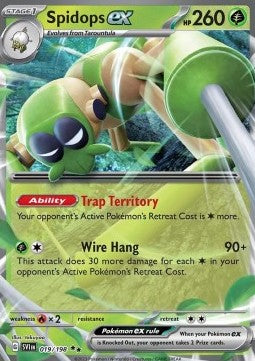 Scarlet & Violet 019/198 Spidops ex