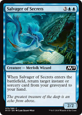 Core Set 2019 070/280 Salvager of Secrets