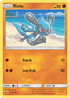 Burning Shadows 070/147 Riolu