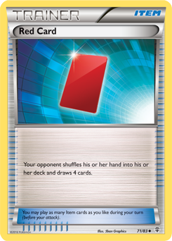 Generations 71/83 Red Card (Reverse Holo)