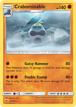 Burning Shadows 074/147 Crabominable