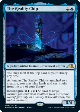 Kamigawa: Neon Dynasty 074/302 The Reality Chip (JA)