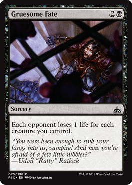 Rivals of Ixalan 075/196 Gruesome Fate