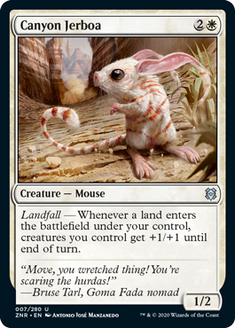 Zendikar Rising 007/280 Canyon Jerboa