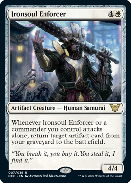 Kamigawa Neon Dynasty Commander 007/038 Ironsoul Enforcer