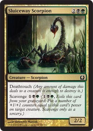 Return to Ravnica 198/274 Sluiceway Scorpion