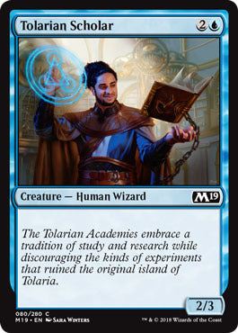 Core Set 2019 080/280 Tolarian Scholar