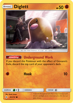 Unbroken Bonds 085/214 Diglett