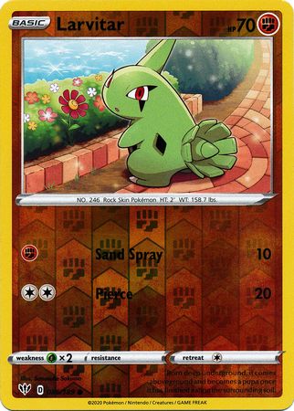 Darkness Ablaze 086/189 Larvitar (Reverse Holo)